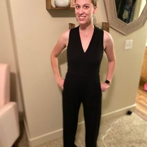 Lafayette 148 New York black romper size small - brand new with tags!